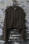 Mutedance 24 Autumn and Winter Hooded Cashmere Sweater MD-MD24FW134-BROWN MD24FW133 MD24FW134